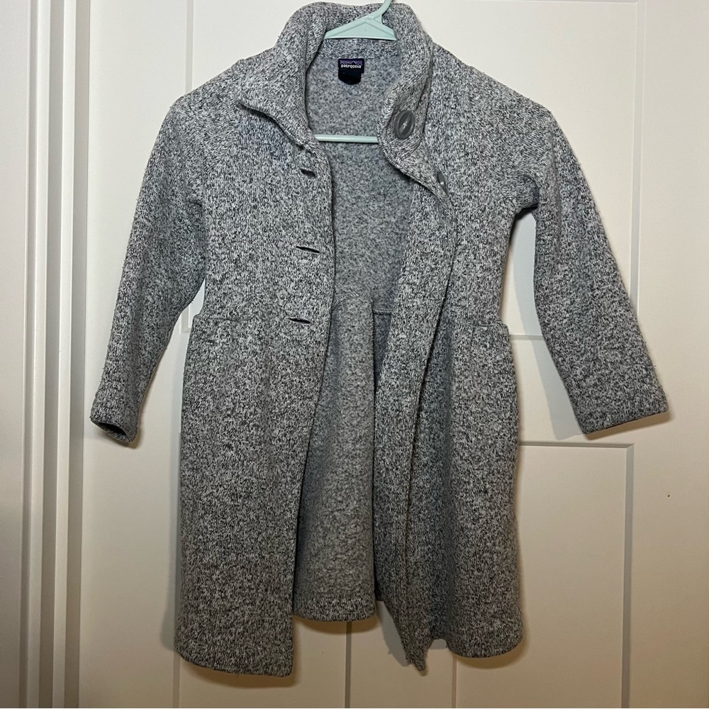 Patagonia Better Sweater Coat Girls Button Down Jacket Fleece XS 5-6 - Picture 2 of 9